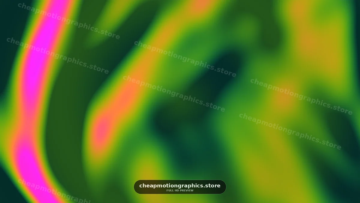 Abstract Neon Light Trails on Dark Background