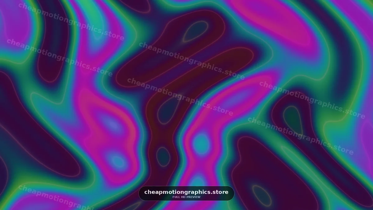 Abstract Neon Gradient Waves