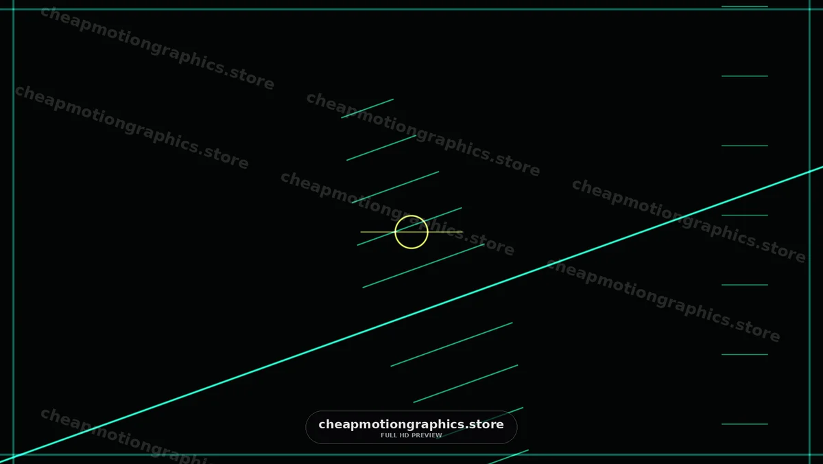 Neon Grid Lines on Black Background