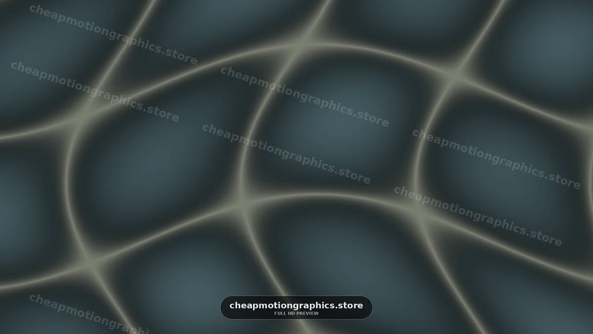 Abstract Dark Waves with Soft Glowing Lines