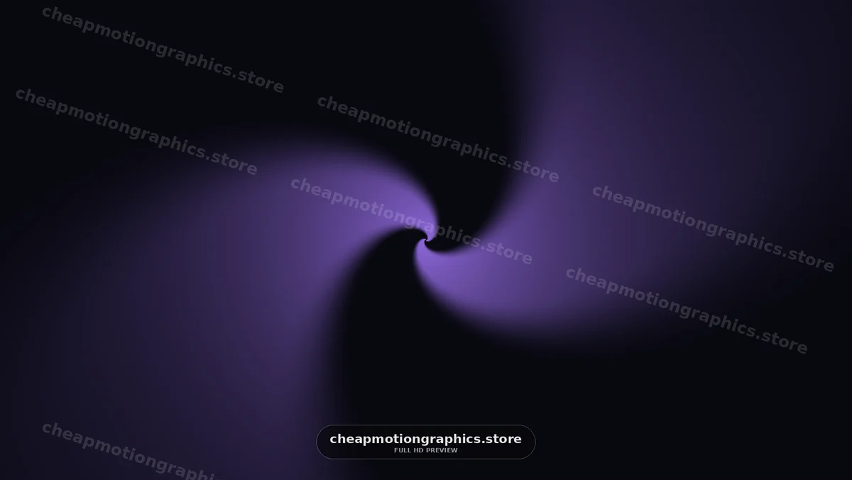 Abstract Purple Spiral Light on Dark Background