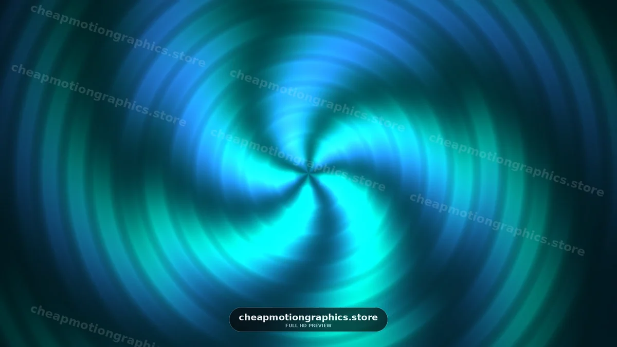 Abstract Blue and Teal Spiral Light