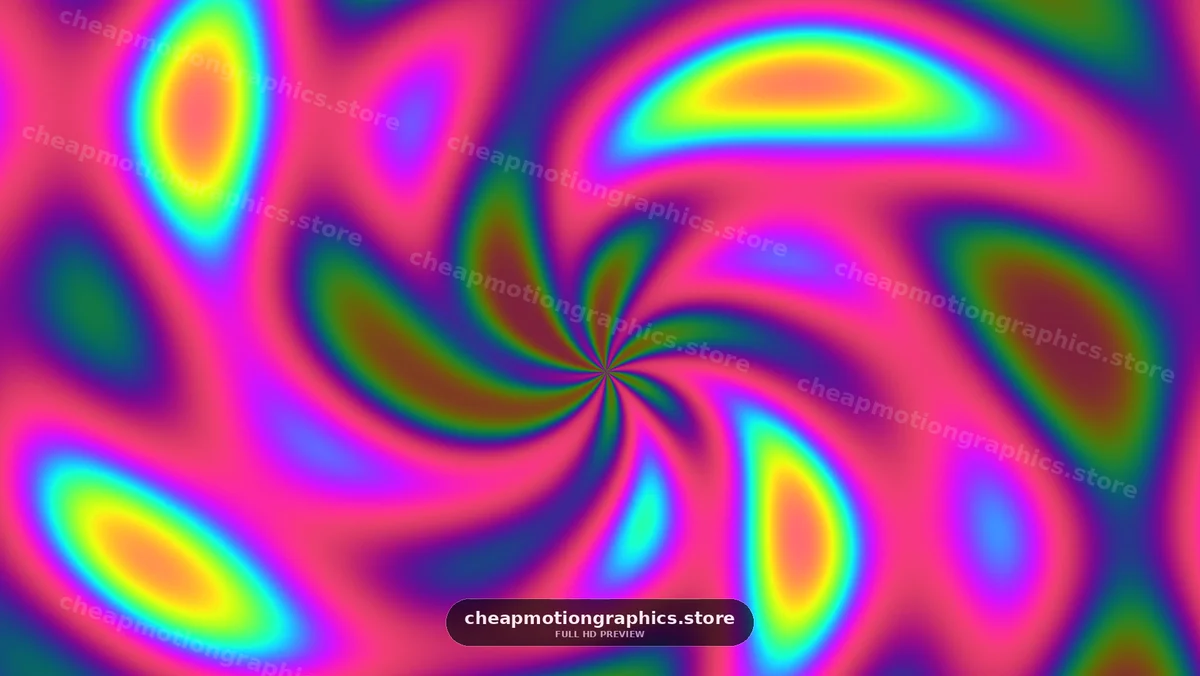Vibrant Abstract Swirling Color Pattern