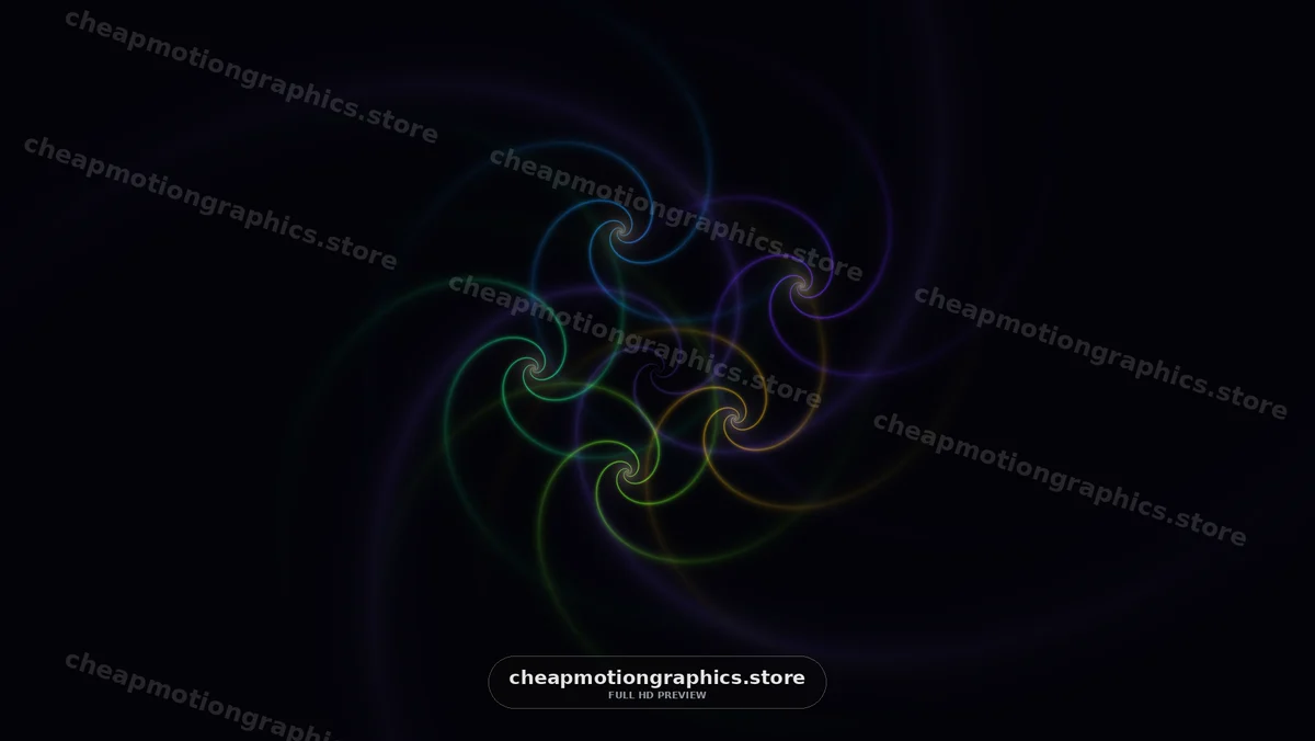 Colorful abstract swirl pattern with smooth movement