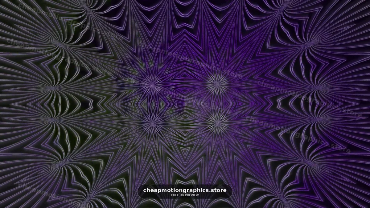 Purple and Silver Geometric Light Pattern