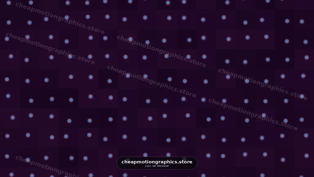 Glowing Blue Dots on Dark Purple Background