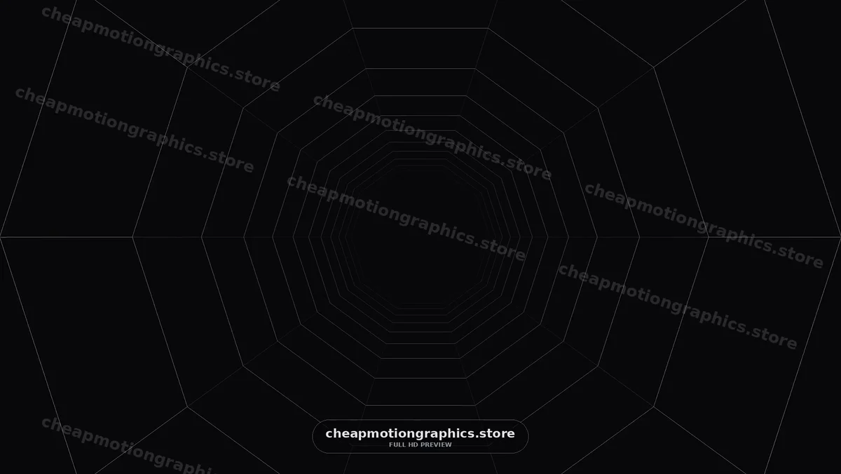 Dark Geometric Tunnel with Concentric Lines