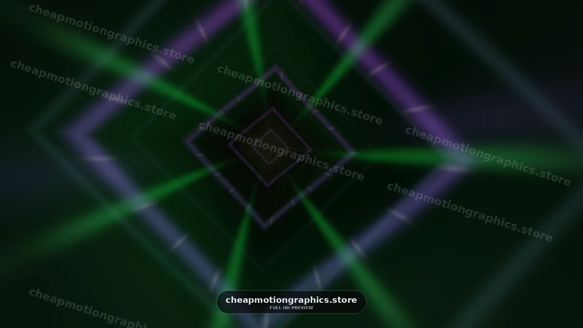 Dynamic light patterns create optical effects in dark space