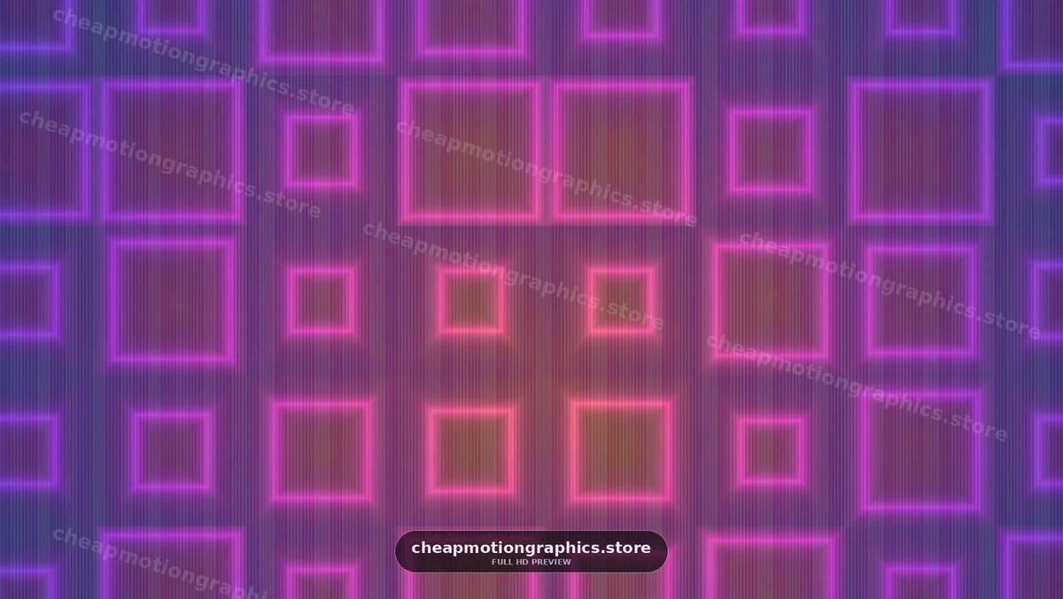 Bright neon rectangles on a gradient background