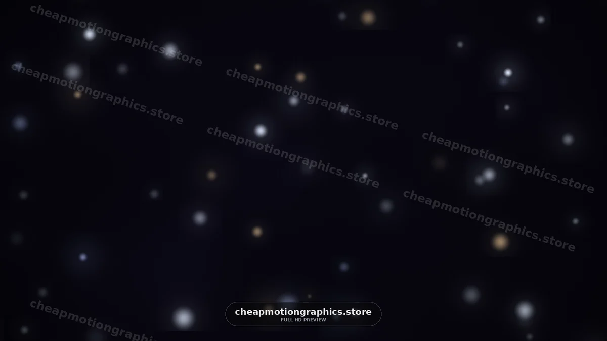 Soft Glowing Lights on Dark Background