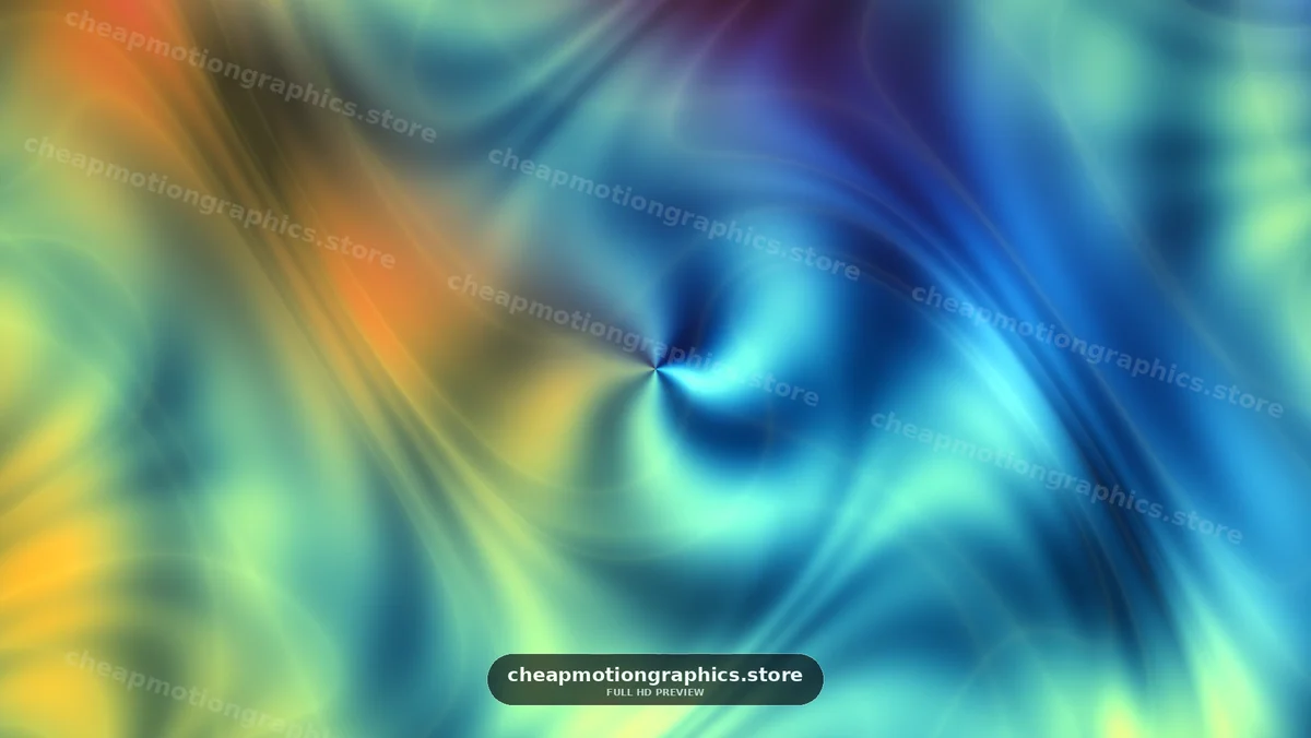 Colorful Abstract Light Waves