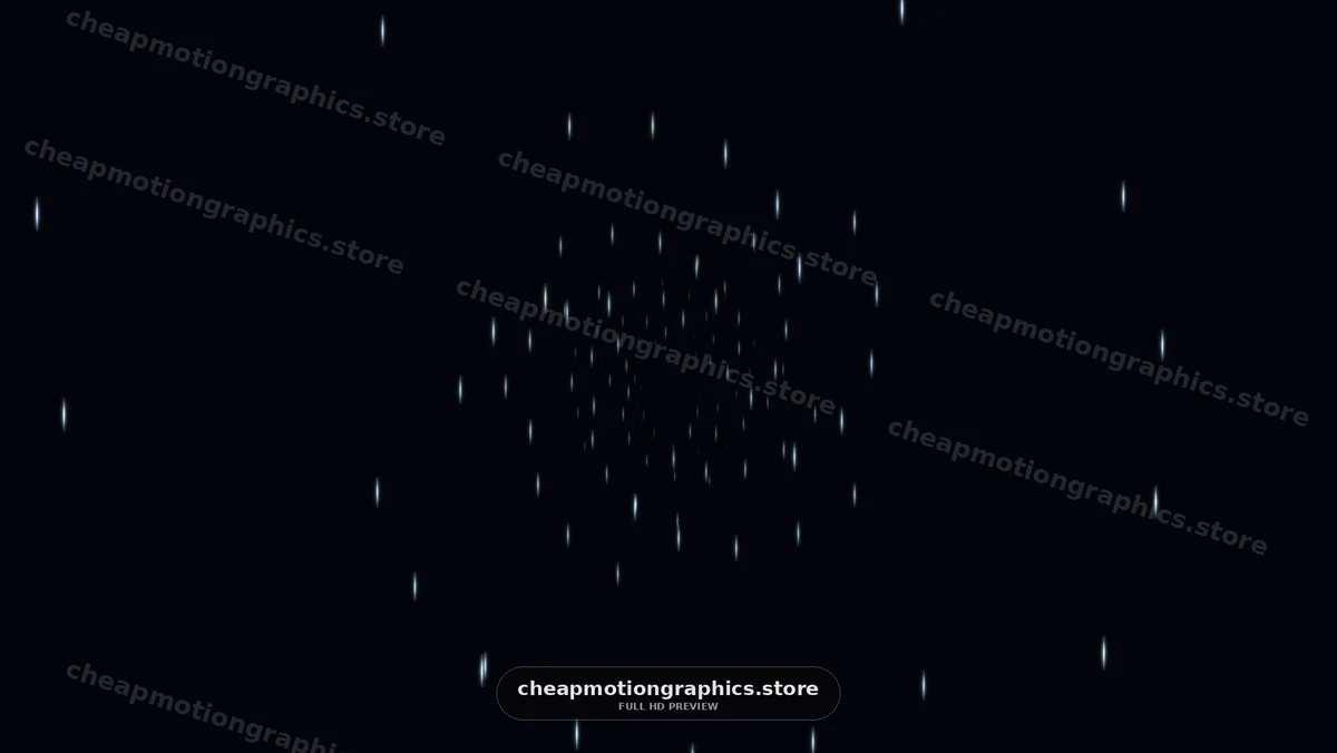 Glowing Particles Expanding in Dark Space
