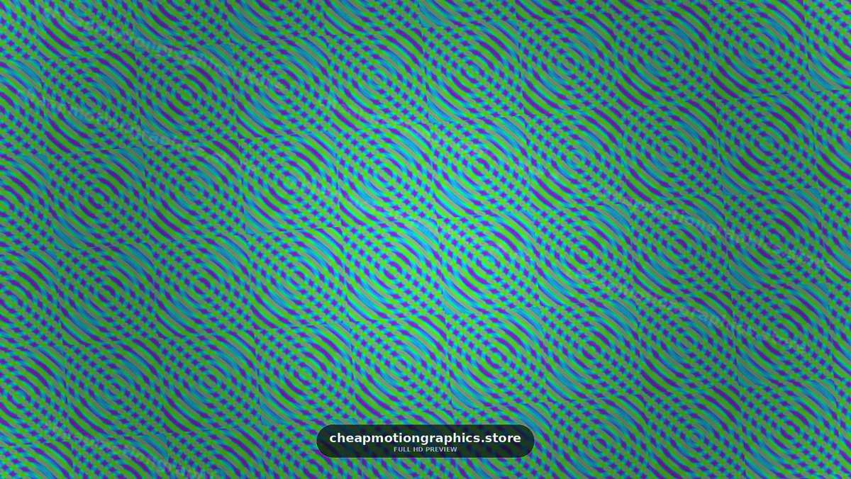 Colorful Abstract Wavy Geometric Pattern