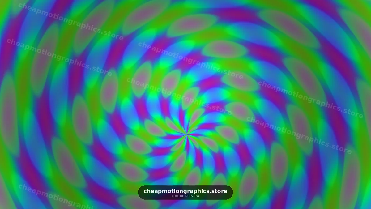 Vivid Multicolor Spiral Abstract Background