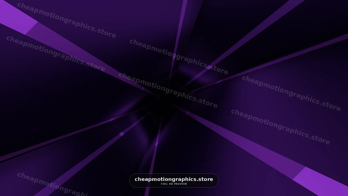 Abstract dark background with purple light beams shining