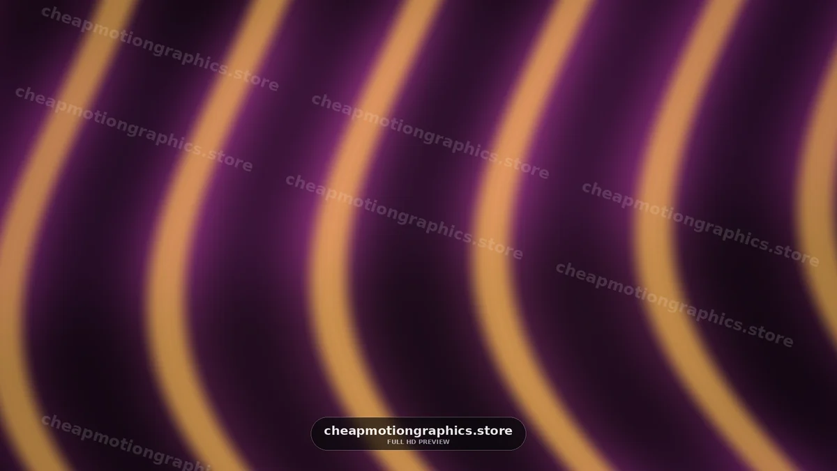 Colorful wavy background design with purple and gold lines