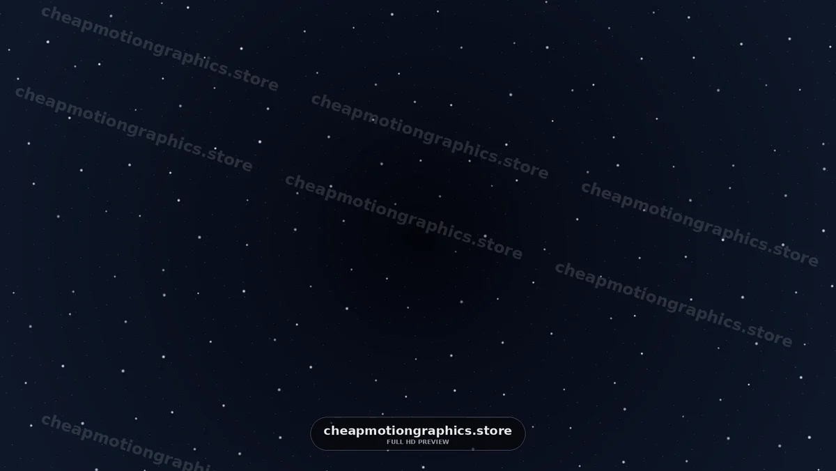 Dark Starfield with Scattered Stars
