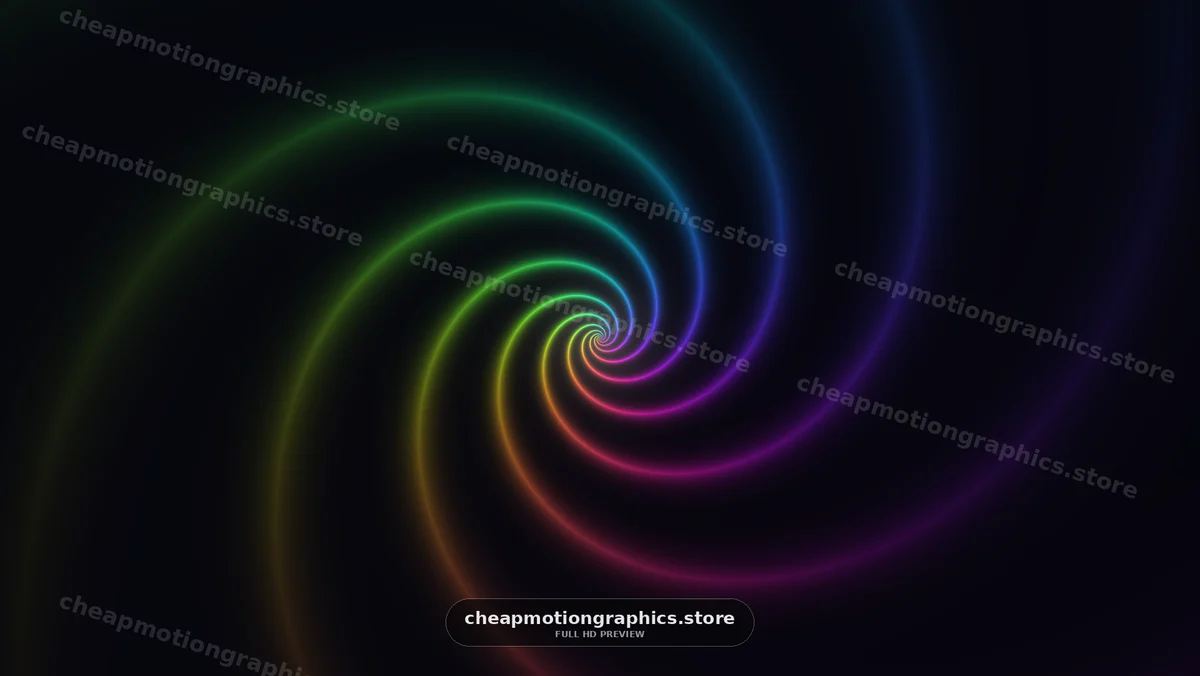 Colorful swirl pattern on a dark background with smooth lines