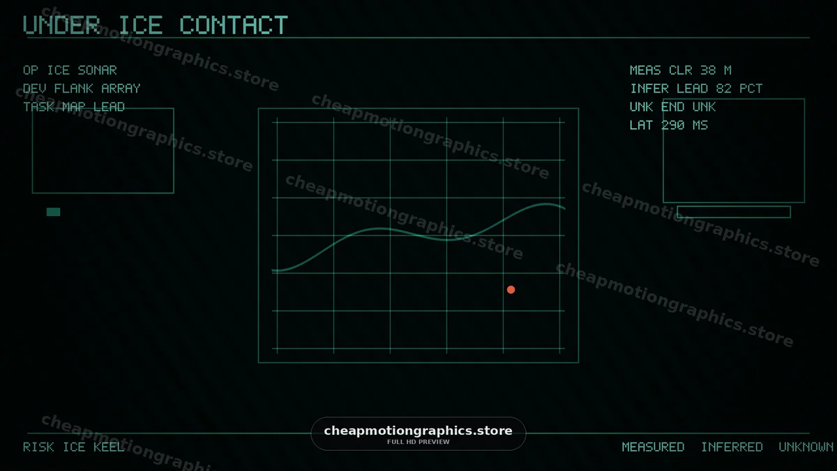 Under-Ice Sonar Interface With Signal Graph