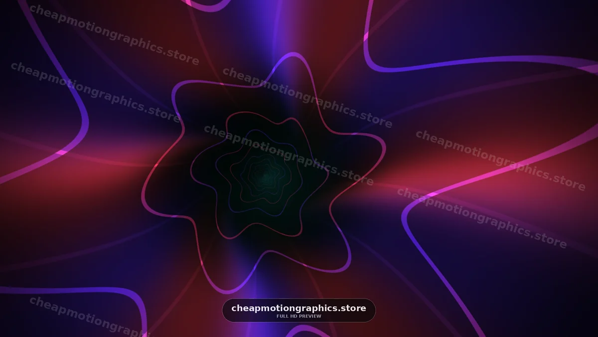Colorful abstract design with shapes and lines in motion