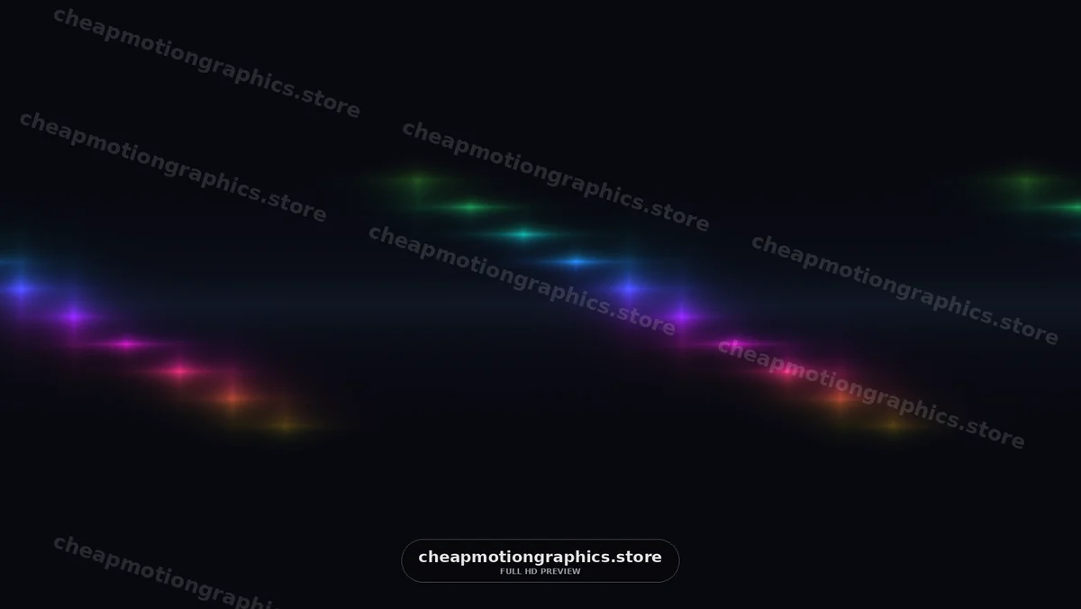 Colorful light waves on black background create abstract visual effect