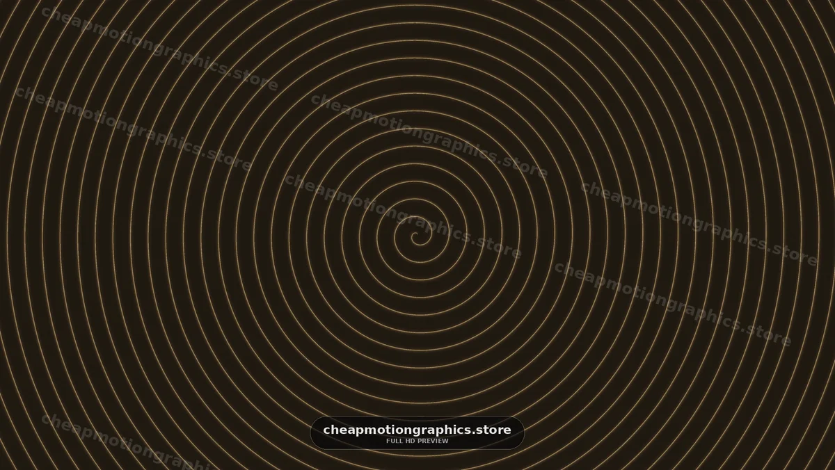 Spiral pattern with lines on dark background in motion