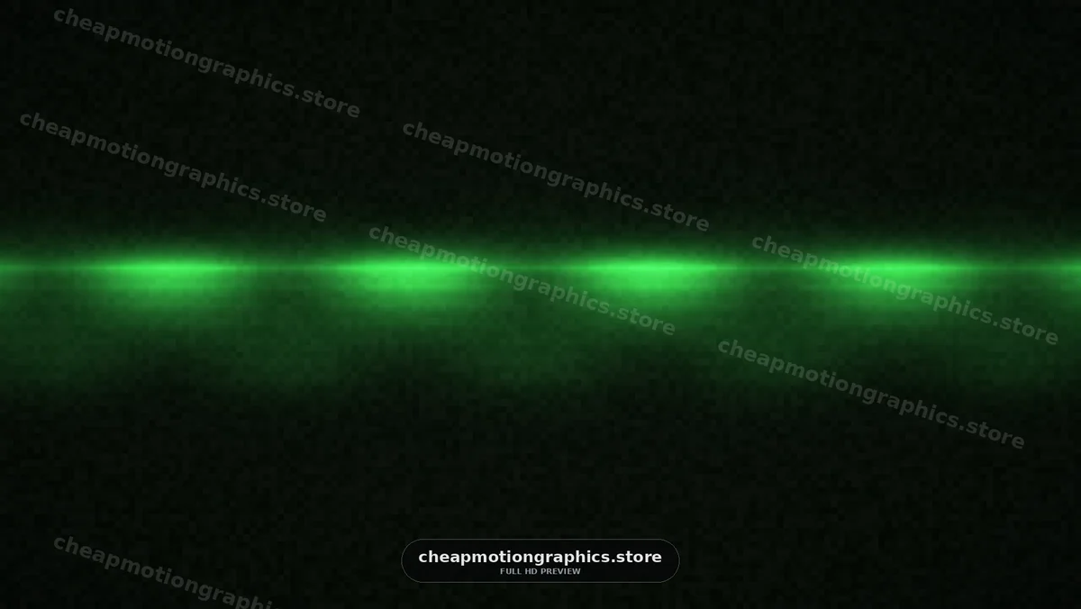 Abstract Green Glow on Dark Background
