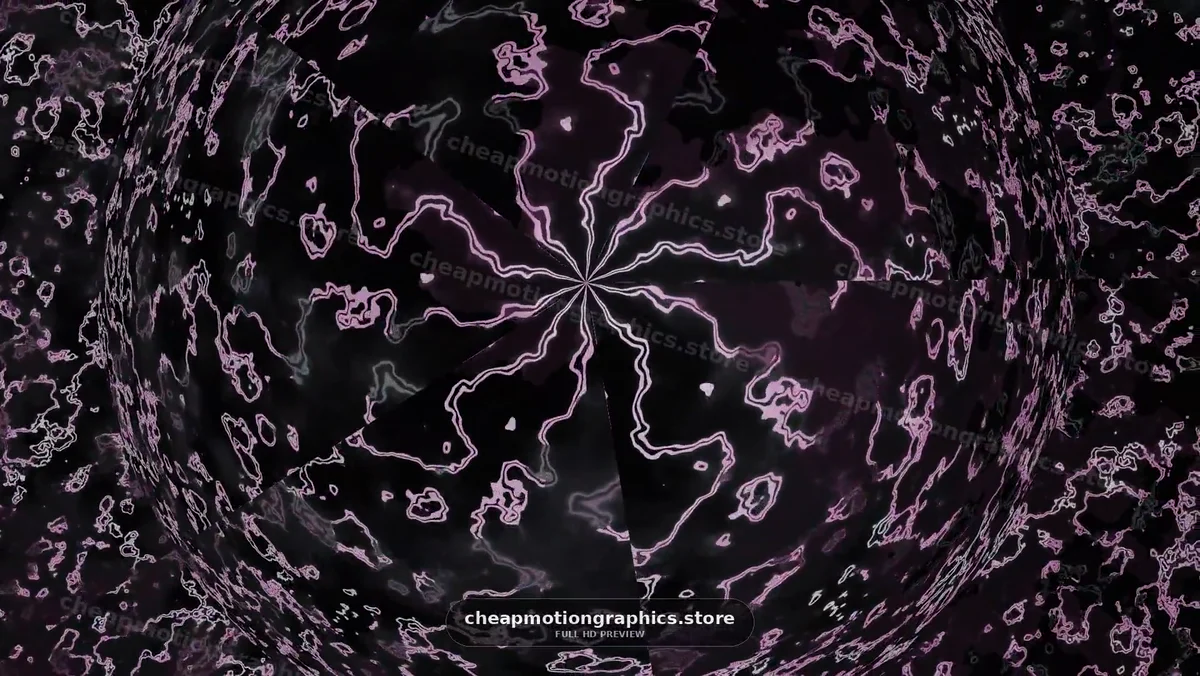 Abstract Purple Radiating Pattern