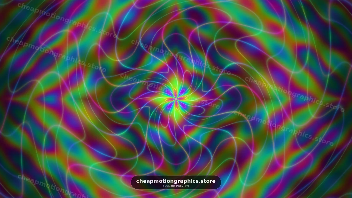 Vibrant Abstract Rainbow Light Pattern