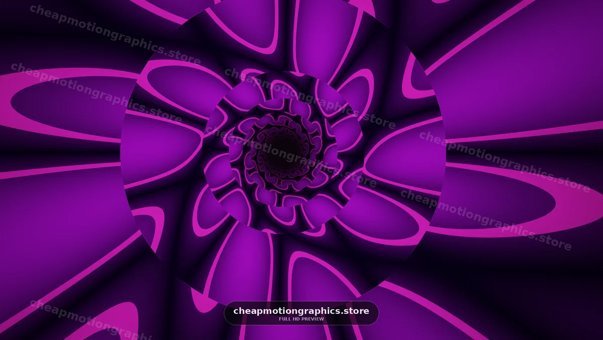 Spiral design with purple and black colors creating visual depth