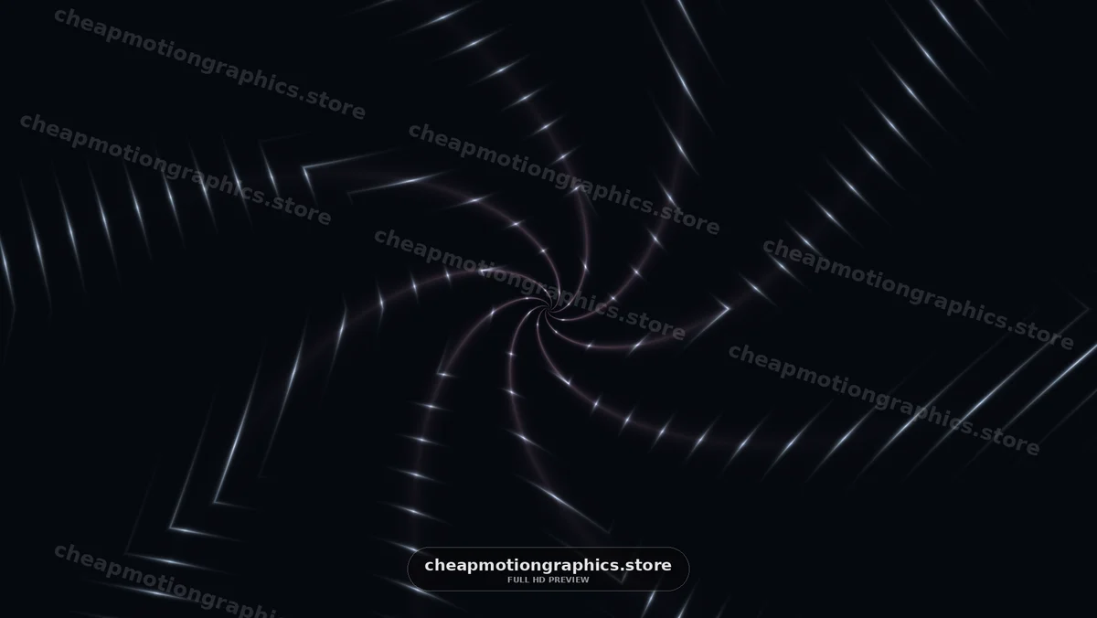 Glowing Spiral Lines on Dark Background