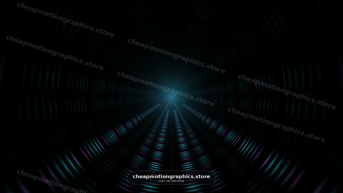 Light beams moving in a dark space with a bright center