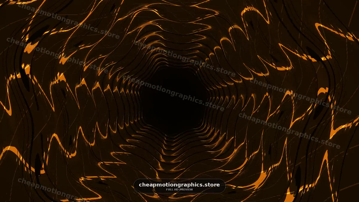 Swirling patterns and shapes in dark and orange tones