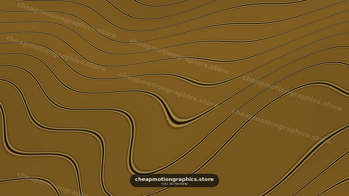 Abstract Brown Wavy Topographic Lines