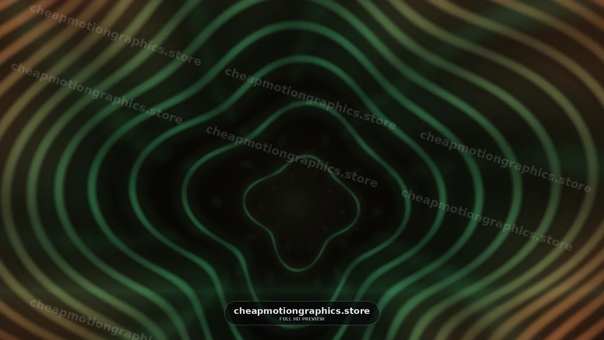 Colorful wave patterns create a vibrant visual experience