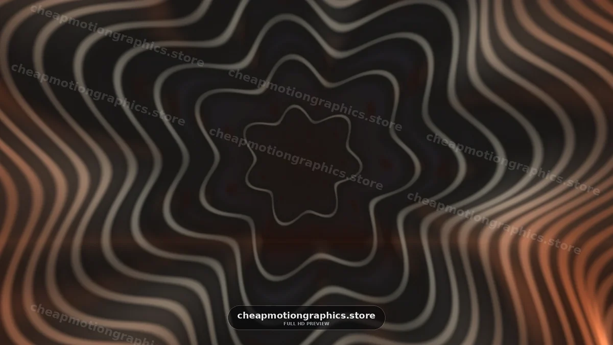 Abstract wave pattern with swirling lines and shapes