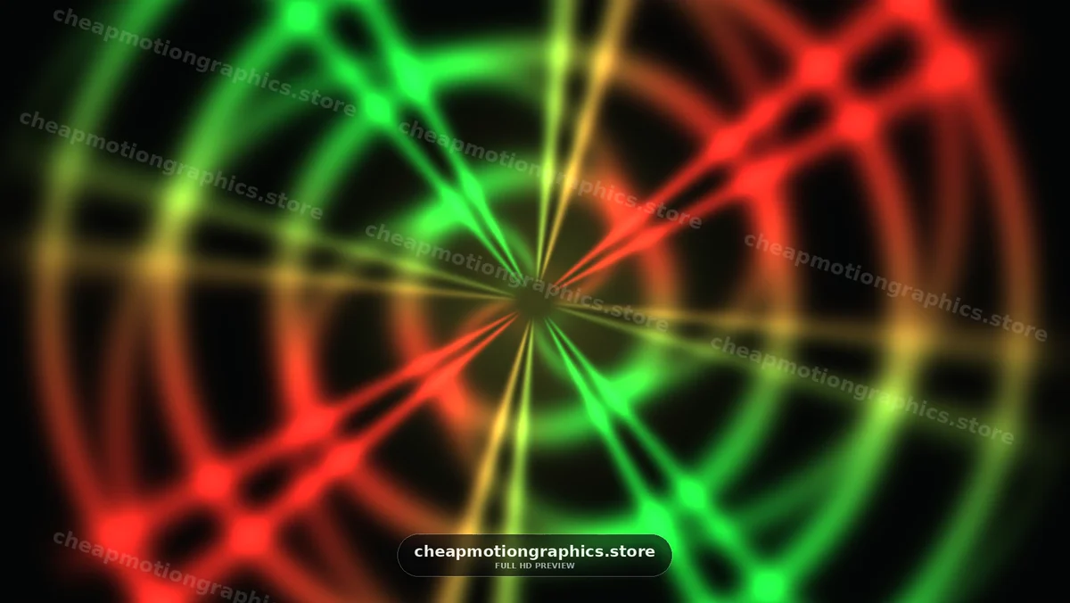 Abstract Red and Green Light Trails