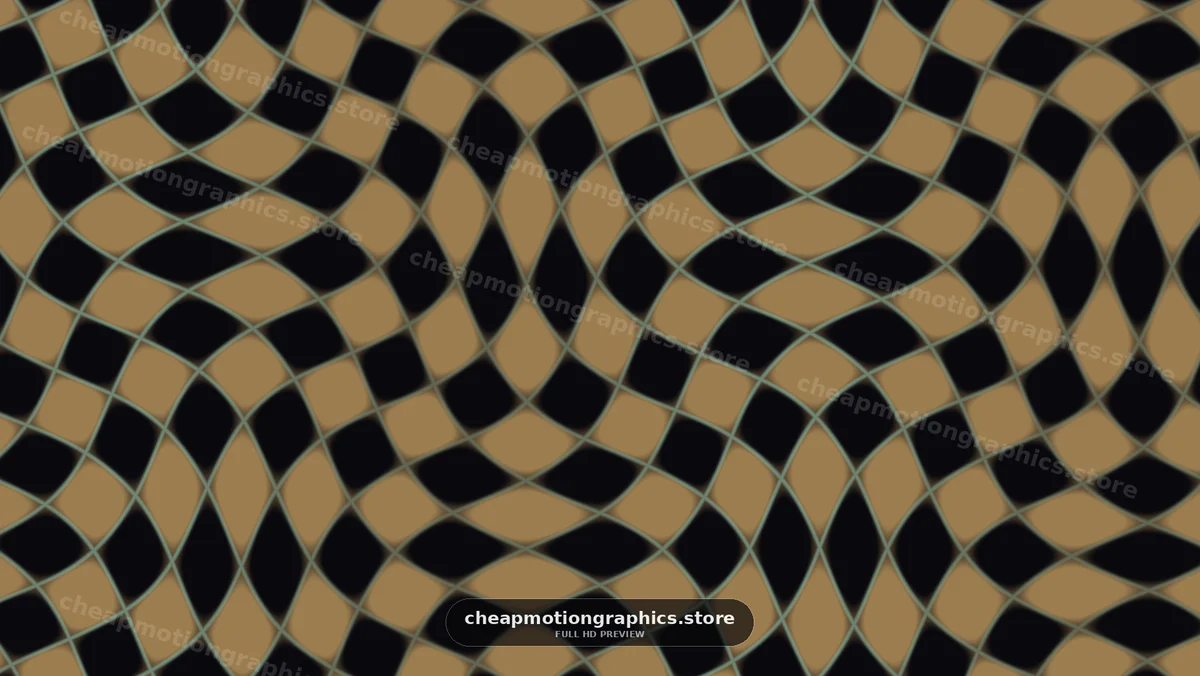 Abstract Interwoven Geometric Pattern