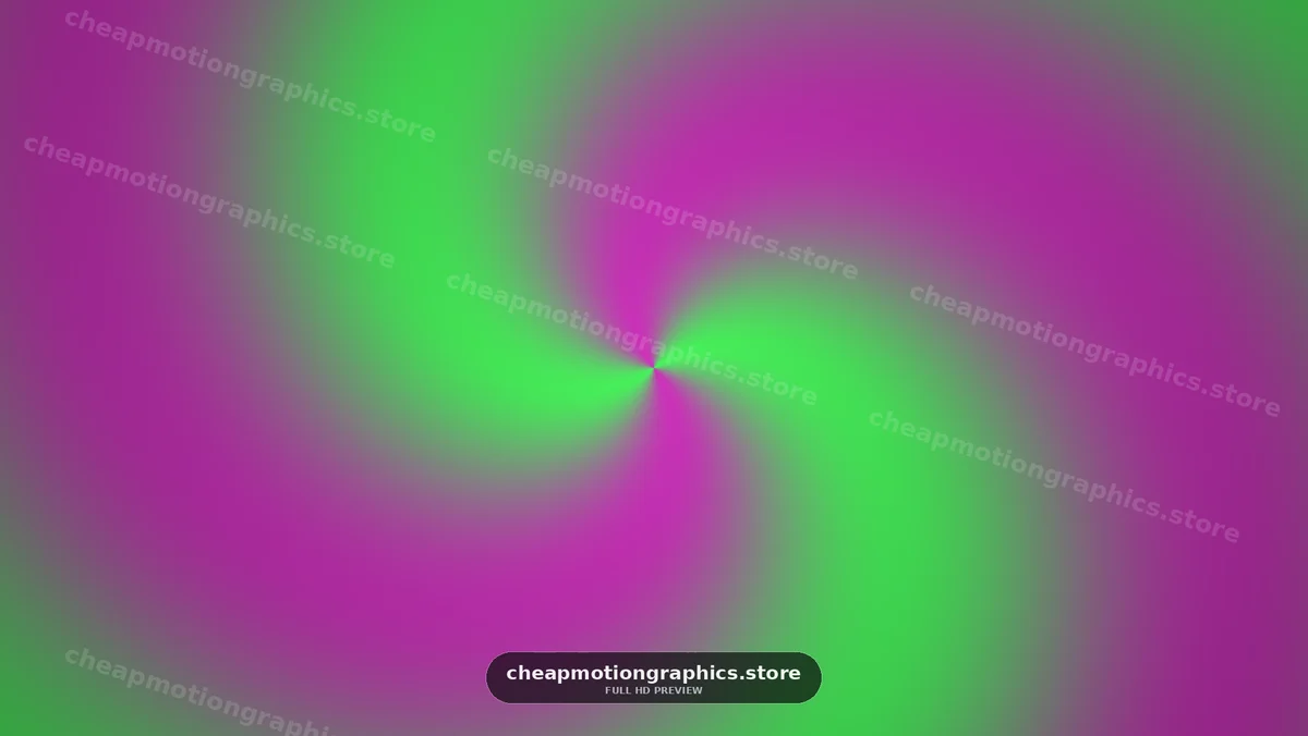 Swirling pattern of green and purple colors in a modern design