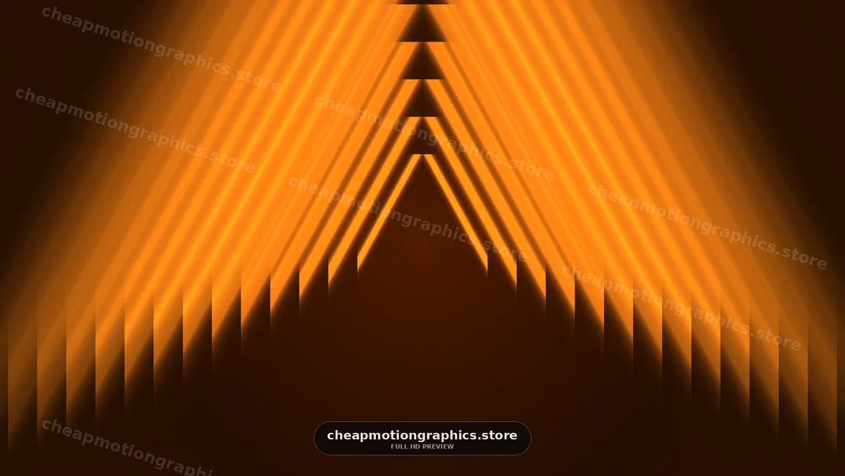 Bright orange and black abstract pattern with layered effects