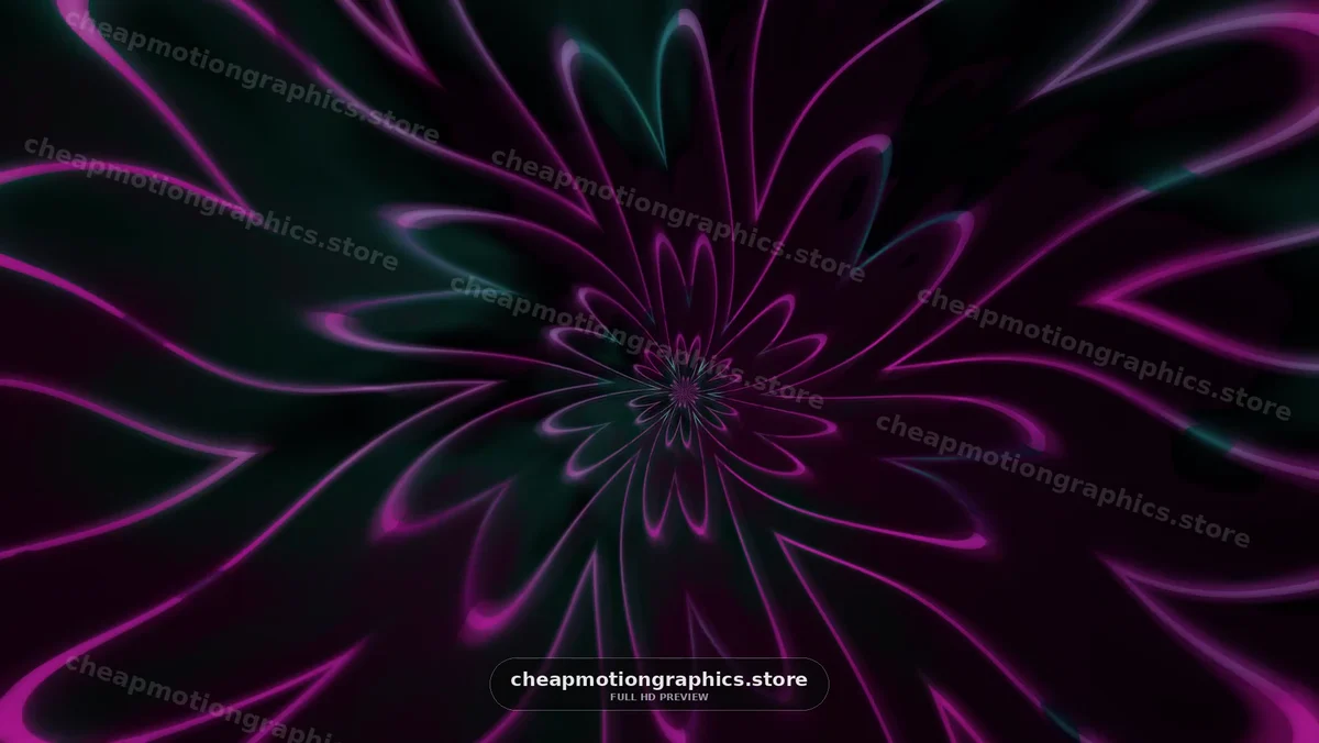 Neon Purple Abstract Starburst