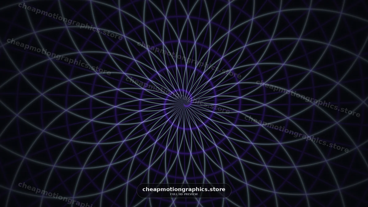 Geometric patterns in motion create a vibrant design