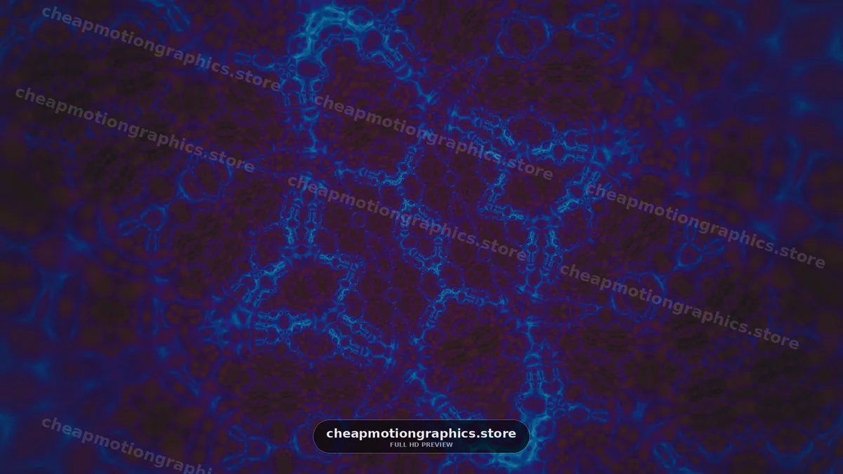 Abstract Blue and Purple Organic Pattern