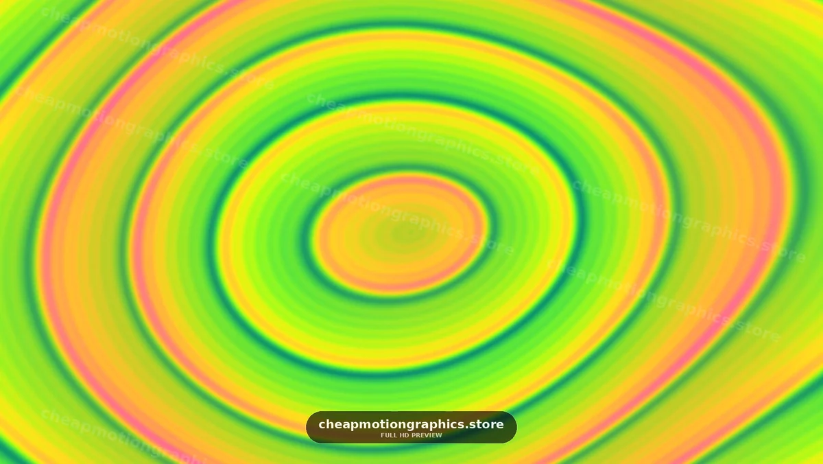 Vibrant Concentric Color Waves