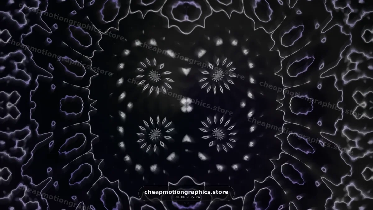 Visual patterns with abstract shapes in dark tones and light details