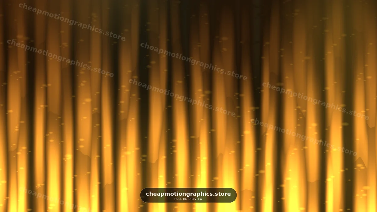 Golden Vertical Light Rays with Floating Particles