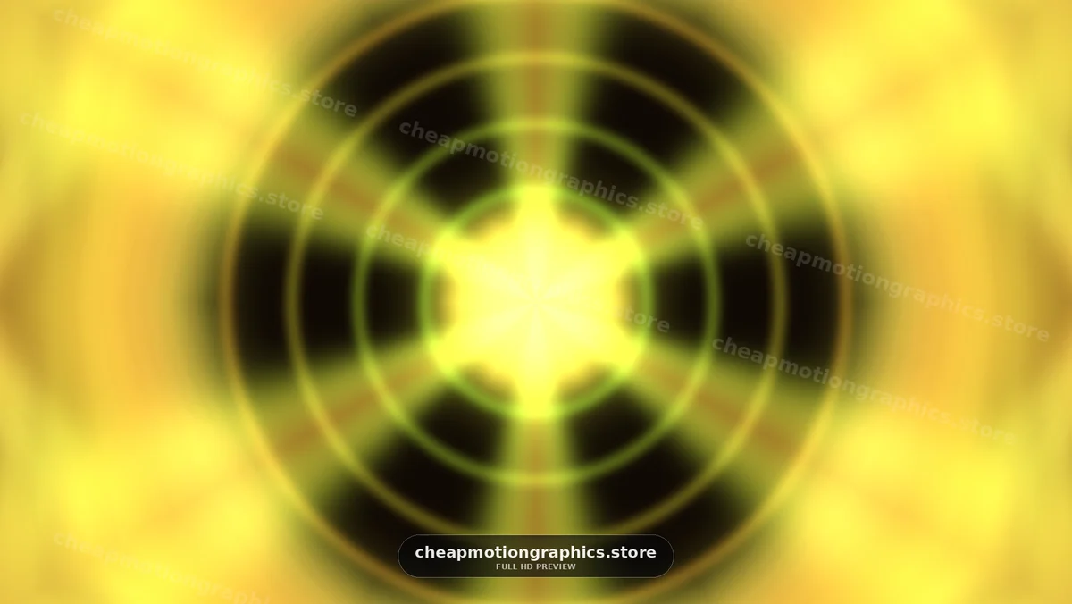 Abstract Golden Radiating Light Pattern
