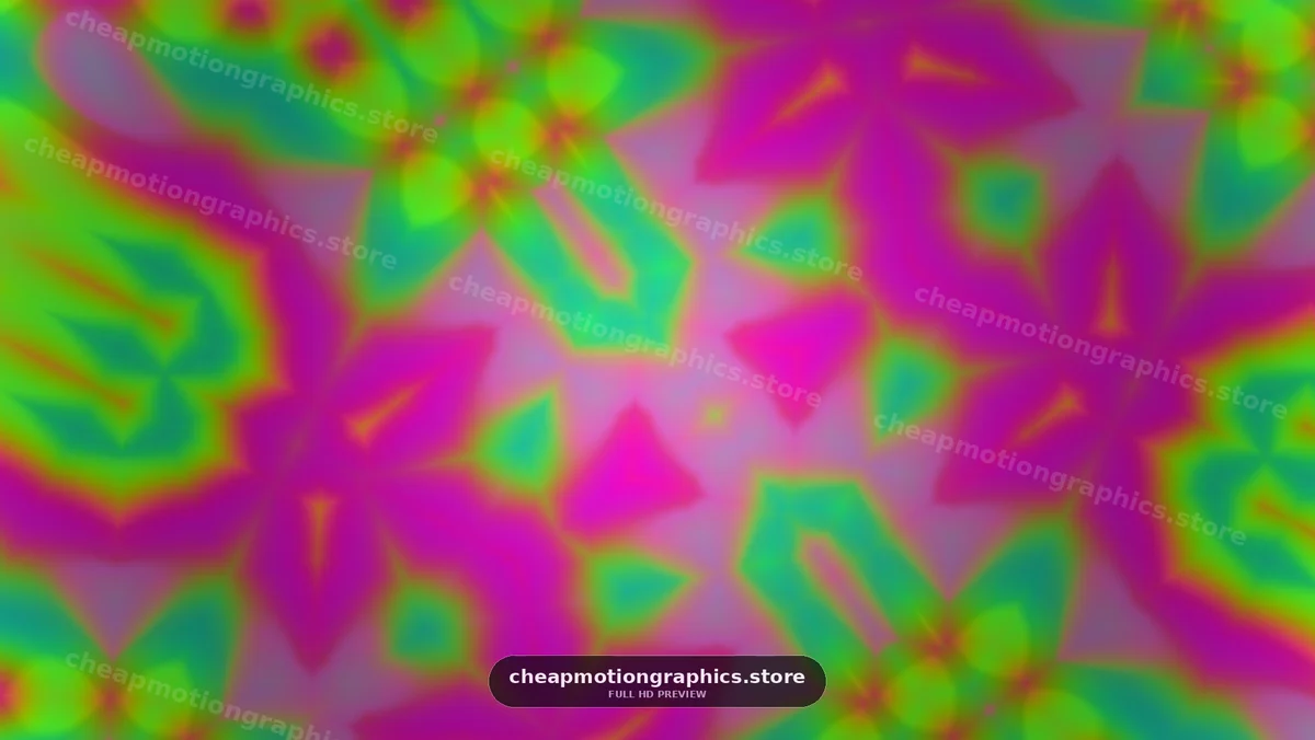 Vibrant Abstract Kaleidoscopic Color Pattern
