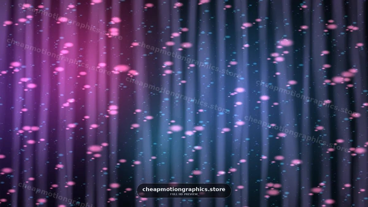 Colorful light patterns in a dark background with bokeh effect