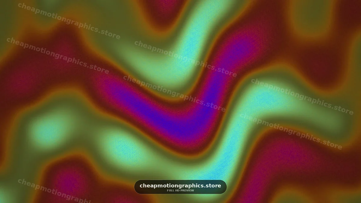 Abstract Blurred Blue and Orange Color Waves